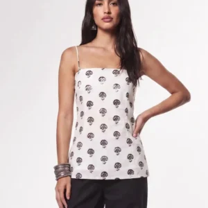 Jill corset back sleeveless kurti for women